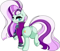 Size: 2292x1968 | Tagged: safe, artist:wownamesarehard, derpibooru import, coloratura, the mane attraction, butt, coloratur-ass, countess coloratura, derpibooru exclusive, featureless crotch, image, plot, png, scene interpretation, simple background, solo, transparent background