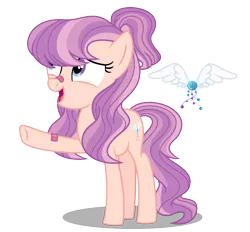 Size: 1384x1286 | Tagged: safe, artist:xxcheerupxxx, derpibooru import, oc, earth pony, pony, female, image, parents:scootiara, png, simple background, solo, teenager, transparent background