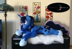 Size: 920x624 | Tagged: safe, artist:purplenebulastudios, derpibooru import, princess luna, pony, image, irl, jpeg, life size, photo, plushie, solo