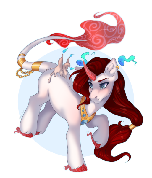 Size: 1332x1556 | Tagged: safe, artist:shady-bush, derpibooru import, oc, original species, pony, scented pony, female, image, mare, png, solo