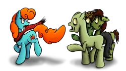 Size: 1920x1080 | Tagged: safe, artist:greenflyart, derpibooru import, oc, oc:nessie (bronyscot), undead, zombie, bronyscot, image, png, simple background, transparent background