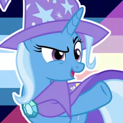 Size: 500x500 | Tagged: safe, artist:prideponies, derpibooru import, trixie, icon, image, png