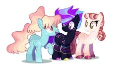 Size: 1280x661 | Tagged: safe, artist:glorymoon, derpibooru import, oc, unofficial characters only, earth pony, pony, unicorn, female, image, mare, png, simple background, transparent background