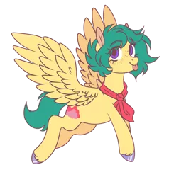 Size: 1024x1075 | Tagged: safe, artist:lynesssan, derpibooru import, oc, oc:emmy, pegasus, pony, female, image, mare, png, simple background, solo, tongue out, transparent background