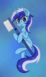Size: 1200x2000 | Tagged: safe, artist:hsf, derpibooru import, minuette, pony, unicorn, image, looking at you, png, solo, tongue out, toothbrush