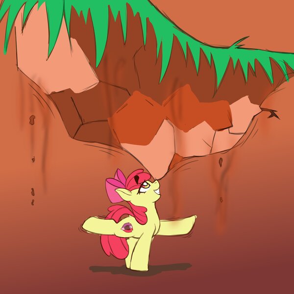 Size: 4096x4096 | Tagged: safe, artist:yoweird_bro, derpibooru import, apple bloom, image, jpeg, solo, strong