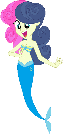 Size: 244x513 | Tagged: safe, artist:sturk-fontaine, derpibooru import, bon bon, sweetie drops, mermaid, monster girl, equestria girls, bra, clothes, cutie mark, image, mermaidized, mermay, png, seashell bra, species swap, underwear