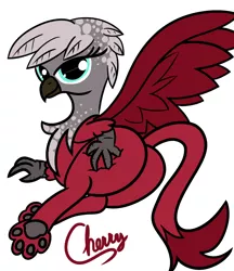Size: 1038x1200 | Tagged: suggestive, artist:dafiltafish, derpibooru import, oc, oc:cherry soda, gryphon, butt, butt grab, butt touch, griffon oc, grope, image, png, simple background, text, white background
