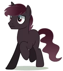 Size: 1168x1336 | Tagged: safe, artist:venomous-cookietwt, derpibooru import, oc, pony, unicorn, image, male, offspring, parent:king sombra, parent:pinkie pie, parents:sombrapie, png, simple background, solo, stallion, transparent background