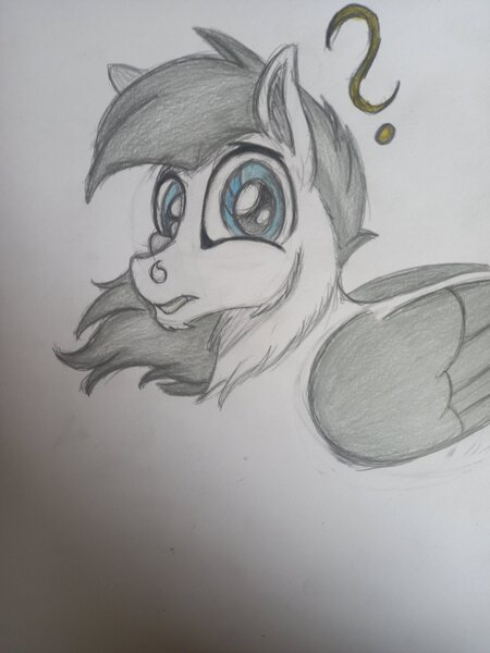 Size: 1536x2048 | Tagged: safe, artist:silbernepegasus, derpibooru import, oc, pegasus, pony, brony, bust, image, jpeg, photo, portrait, traditional art