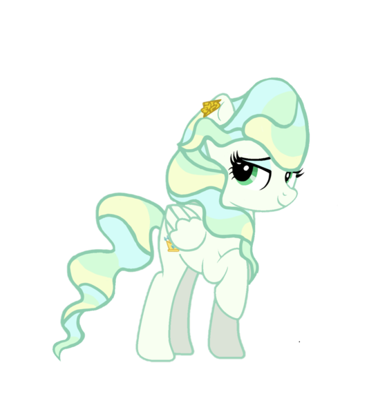 Size: 1409x1545 | Tagged: safe, artist:candyandflurry, derpibooru import, oc, oc:misty trail, pegasus, pony, image, not vapor trail, offspring, parent:sky stinger, parent:vapor trail, parents:vaporsky, png, simple background, solo, transparent background