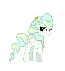 Size: 1409x1545 | Tagged: safe, artist:candyandflurry, derpibooru import, oc, oc:misty trail, pegasus, pony, image, not vapor trail, offspring, parent:sky stinger, parent:vapor trail, parents:vaporsky, png, simple background, solo, transparent background