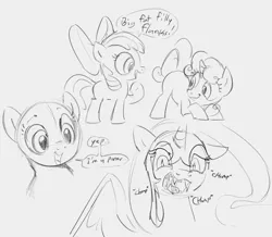 Size: 855x747 | Tagged: safe, artist:dotkwa, derpibooru import, apple bloom, nightmare moon, sweetie belle, image, png, sketch