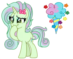 Size: 1192x976 | Tagged: safe, artist:venomous-cookietwt, derpibooru import, oc, pony, unicorn, female, image, magical lesbian spawn, mare, offspring, parent:bon bon, parent:lyra heartstrings, parents:lyrabon, png, simple background, solo, transparent background