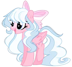 Size: 3000x2775 | Tagged: safe, artist:emberslament, derpibooru import, oc, oc:lily cloud, pegasus, pony, commission, female, image, pegasus oc, png, simple background, solo, solo female, transparent background, wings
