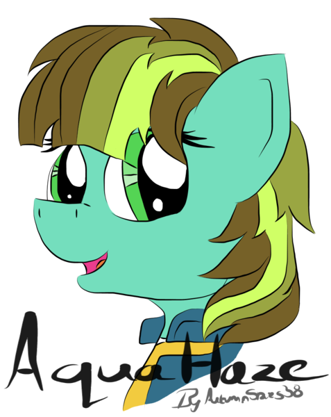 Size: 915x1152 | Tagged: safe, artist:pegasski, derpibooru import, oc, oc:aqua haze, unofficial characters only, earth pony, pony, fallout equestria, bust, clothes, earth pony oc, eyelashes, female, image, mare, png, simple background, solo, transparent background, vault suit