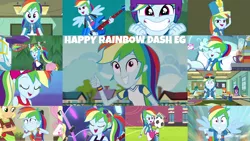 Size: 1280x720 | Tagged: safe, derpibooru import, edit, edited screencap, editor:quoterific, screencap, applejack, fluttershy, rainbow dash, sci-twi, twilight sparkle, a photo booth story, eqg summertime shorts, equestria girls, equestria girls (movie), equestria girls series, fluttershy's butterflies, friendship games, happily ever after party, i'm on a yacht, leaping off the page, movie magic, rainbow rocks, run to break free, sic skateboard, spring breakdown, sunset's backstage pass!, the last day of school, spoiler:eqg series (season 2), spoiler:eqg specials, ^^, all good (song), chs rally song, clothes, crossed arms, cute, cutie mark, cutie mark on clothes, dashabetes, eyes closed, fall formal outfits, female, fluttershy's butterflies: rainbow dash, football, geode of super speed, grin, happily ever after party: rainbow dash, helmet, hoodie, image, jewelry, magical geodes, male, necklace, open mouth, png, ponied up, smiling, solo, sports, thumbs up, wings