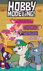Size: 1920x3168 | Tagged: safe, artist:alexdti, derpibooru import, apple bloom, rainbow dash, scootaloo, sweetie belle, oc, oc:ale, oc:marco, oc:umberto, pony, comic:quest for friendship, cutie mark crusaders, female, image, male, mare, png, stallion, toy