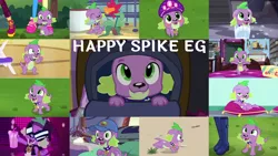 Size: 1280x722 | Tagged: safe, derpibooru import, edit, edited screencap, editor:quoterific, screencap, pinkie pie, sci-twi, spike, spike the regular dog, sunset shimmer, twilight sparkle, dog, dance magic, eqg summertime shorts, equestria girls, equestria girls series, forgotten friendship, friendship games, i'm on a yacht, legend of everfree, lost and pound, my little shop of horrors, pet project, rarity investigates: the case of the bedazzled boot, reboxing with spike!, spoiler:eqg series (season 2), spoiler:eqg specials, backpack, beach, blushing, camp everfree outfits, collar, cute, female, hat, image, lost and pound: spike, male, open mouth, png, puffy cheeks, rarity investigates (eqg): trixie, smiling, spikabetes, tongue out