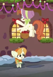 Size: 454x656 | Tagged: safe, derpibooru import, screencap, bow bonnet, the little match filly, a hearth's warming tail, image, png, the little match girl
