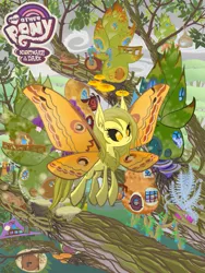 Size: 933x1244 | Tagged: safe, artist:keafonthelookinglass, derpibooru import, oc, oc:golden corral, insect, moth, mothpony, original species, image, neighflheim, png, your other pony