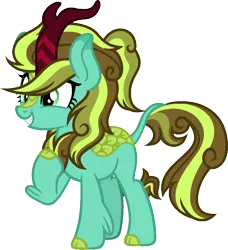 Size: 929x1017 | Tagged: safe, artist:pegasski, derpibooru import, oc, oc:aqua haze, kirin, base used, female, image, png, simple background, solo, transparent background