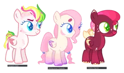 Size: 1280x762 | Tagged: safe, artist:klawiee, artist:strawberry-spritz, derpibooru import, pegasus, pony, base used, colored pupils, colored wings, colored wingtips, colt, female, filly, freckles, gradient hooves, image, magical lesbian spawn, male, offspring, parent:big macintosh, parent:fluttershy, parent:princess celestia, parent:rainbow dash, parent:shining armor, parent:tempest shadow, parents:celestimac, parents:flutterarmor, parents:tempestdash, png, simple background, transparent background, unshorn fetlocks, wings