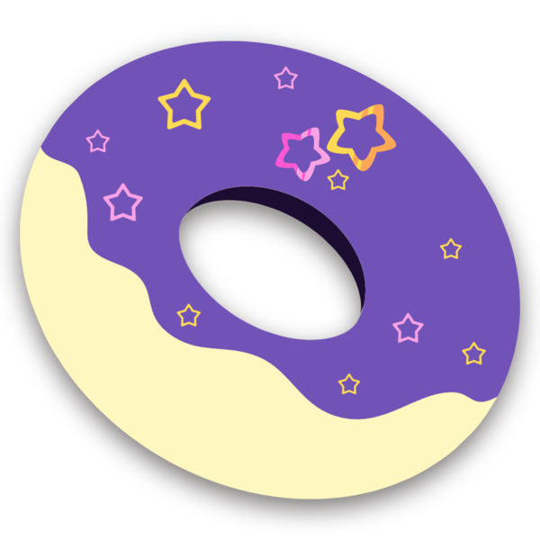 Size: 1080x1080 | Tagged: questionable, artist:poxy_boxy, derpibooru import, star dancer, art pack:doughnut pack, donut, food, image, png, star dancer appreciation collab