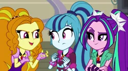 Size: 1100x618 | Tagged: safe, derpibooru import, screencap, adagio dazzle, aria blaze, sonata dusk, equestria girls, rainbow rocks, image, jpeg, the dazzlings