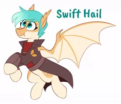 Size: 1041x895 | Tagged: safe, artist:redxbacon, derpibooru import, oc, oc:swift hail, unofficial characters only, bat pony, pony, bat pony oc, bat wings, image, jpeg, solo, wings