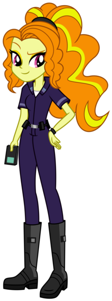 Size: 1024x2740 | Tagged: safe, artist:emeraldblast63, derpibooru import, adagio dazzle, college, female, image, older, png, police, solo, university