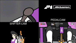 Size: 960x540 | Tagged: safe, artist:forzaveteranenigma, derpibooru import, octavia melody, human, animated, car, clothes, driving, flats, gif, heel and toe, humanized, image, manual, mclaren, mclaren f1, pedal, shifting, shoes, youtube link in the description
