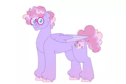 Size: 1280x854 | Tagged: safe, artist:itstechtock, derpibooru import, oc, oc:bedhead, pegasus, pony, glasses, image, jpeg, male, offspring, parent:frazzle rock, parent:fuzzy slippers, simple background, solo, stallion, white background