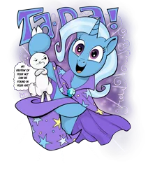 Size: 2271x2684 | Tagged: safe, artist:andypriceart, artist:brunursus, derpibooru import, angel bunny, trixie, pony, unicorn, image, magic, png, simple background, solo, transparent background, vector