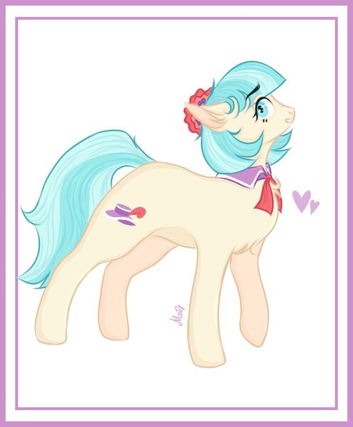 Size: 627x759 | Tagged: safe, artist:me0w_mew_me0w, derpibooru import, coco pommel, earth pony, heart, image, jpeg, simple background, solo