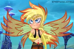 Size: 3648x2438 | Tagged: safe, artist:prismagalaxy514, artist:skyfallfrost, derpibooru import, fairy, human, equestria girls, barely eqg related, base used, cartoon network, clothes, crossover, enchantix, equestria girls style, fairy wings, fairyized, flowing hair, gemstones, gloves, gold, headpiece, image, johnny test, long gloves, long hair, png, rainbow s.r.l, solo, sparkles, teletoon, wildbrain, wings, winx, winx club, winxified, zenith