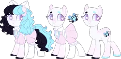 Size: 5156x2533 | Tagged: safe, artist:kurosawakuro, derpibooru import, oc, oc:mirabella serenade, earth pony, pony, bald, clothes, dress, female, image, magical lesbian spawn, mare, offspring, parent:octavia melody, parent:vinyl scratch, parents:scratchtavia, png, simple background, solo, transparent background