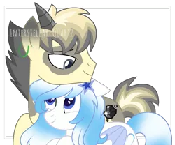 Size: 1781x1479 | Tagged: safe, artist:interstellar-quartz, derpibooru import, oc, oc:black diamond, oc:windy weather, unofficial characters only, pegasus, pony, female, horns, image, male, mare, png, simple background, stallion, transparent background