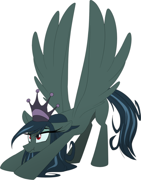 Size: 1437x1826 | Tagged: safe, artist:shinodage, oc, oc:lustrous, unofficial characters only, pegasus, pony, female, guardians of pondonia, image, iwtcird, mare, meme, png, scrunchy face, simple background, solo, transparent background