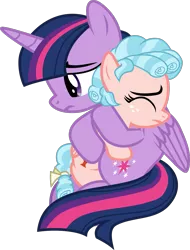 Size: 1039x1370 | Tagged: safe, artist:lincolnbrewsterfan, derpibooru import, editor:nc-tv, cozy glow, twilight sparkle, twilight sparkle (alicorn), alicorn, pegasus, pony, .svg available, a better ending for cozy, alternate ending, bow, closed eye, closed wing, derpibooru exclusive, embrace, eyes closed, female, filly, folded wings, forgiveness, freckles, good end, headcanon in the description, horn, hug, image, looking down, love, mane, mare, missing accessory, png, princess of friendship, redemption, reformation, reformed, sad, simple background, tail, tail bow, this will end in tears, vector, wings