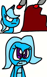 Size: 664x1082 | Tagged: safe, artist:sugarbugjewelpet, derpibooru import, trixie, dragon, pony, unicorn, 1000 hours in ms paint, dragoness, dragonified, female, image, mare, png, simple background, species swap, transformation, trixiedragon, white background