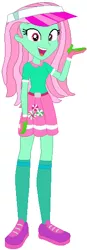 Size: 195x563 | Tagged: safe, artist:selenaede, artist:user15432, derpibooru import, minty, human, equestria girls, base used, belt, clothes, equestria girls style, equestria girls-ified, g3, g3 to equestria girls, g3 to g4, g4, generation leap, gloves, golf, green dress, green hat, green shoes, green socks, hat, image, open mouth, png, shoes, sneakers, socks, sports, sports outfit, sporty style