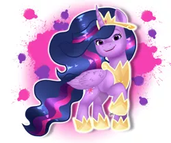 Size: 4986x4164 | Tagged: safe, artist:1alexgreen1, artist:doraeartdreams-aspy, derpibooru import, princess twilight 2.0, twilight sparkle, twilight sparkle (alicorn), alicorn, pony, the last problem, absurd resolution, base used, crown, cutie mark, ethereal mane, female, g4 to g5, g5, hoof shoes, image, jewelry, mare, older, older twilight, peytral, png, raised hoof, regalia, smiling, solo