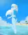 Size: 1698x2048 | Tagged: suggestive, alternate version, artist:biocrine, derpibooru import, trixie, equestria girls, bikini aside, bikini babe, blue bikini, blue swimsuit, butt, clothes, image, png, scenery, swimsuit, trixie's beach shorts swimsuit