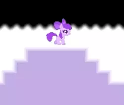 Size: 307x262 | Tagged: safe, derpibooru import, apple bloom, earth pony, pony, 8-bit, apples everywhere, bow, creepypasta, female, filly, game, hair bow, image, lavender town, png