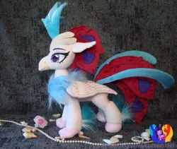 Size: 2731x2304 | Tagged: safe, artist:1stastrastudio, derpibooru import, queen novo, classical hippogriff, hippogriff, my little pony: the movie, image, irl, jewelry, jpeg, necklace, pearl necklace, photo, plushie, seashell, solo