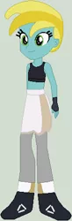 Size: 151x462 | Tagged: safe, artist:jadethepegasus, derpibooru import, bee bop, equestria girls, equestria girls-ified, exeron fighters, image, martial arts kids, martial arts kids outfit, png