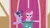 Size: 1920x1080 | Tagged: suggestive, derpibooru import, screencap, pinkamena diane pie, pinkie pie, twilight sparkle, earth pony, pony, unicorn, comic:applejack season, season 1, blue eyes, comic, duo, female, hooves together, image, lidded eyes, looking at someone, looking at you, mare, multicolored mane, pink coat, pink mane, png, podium, purple coat, purple eyes, smiling, stage, stare, unicorn twilight
