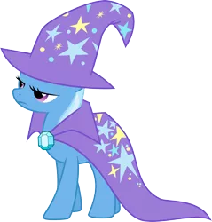 Size: 3000x3140 | Tagged: safe, artist:jeatz-axl, derpibooru import, trixie, pony, unicorn, cape, clothes, female, hat, high res, image, mare, png, simple background, solo, transparent background, trixie's cape, trixie's hat, vector
