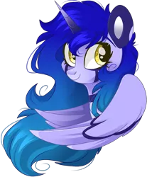 Size: 1329x1606 | Tagged: safe, artist:cinnamontee, derpibooru import, oc, oc:skye, alicorn, pony, bust, female, image, mare, png, portrait, simple background, solo, transparent background